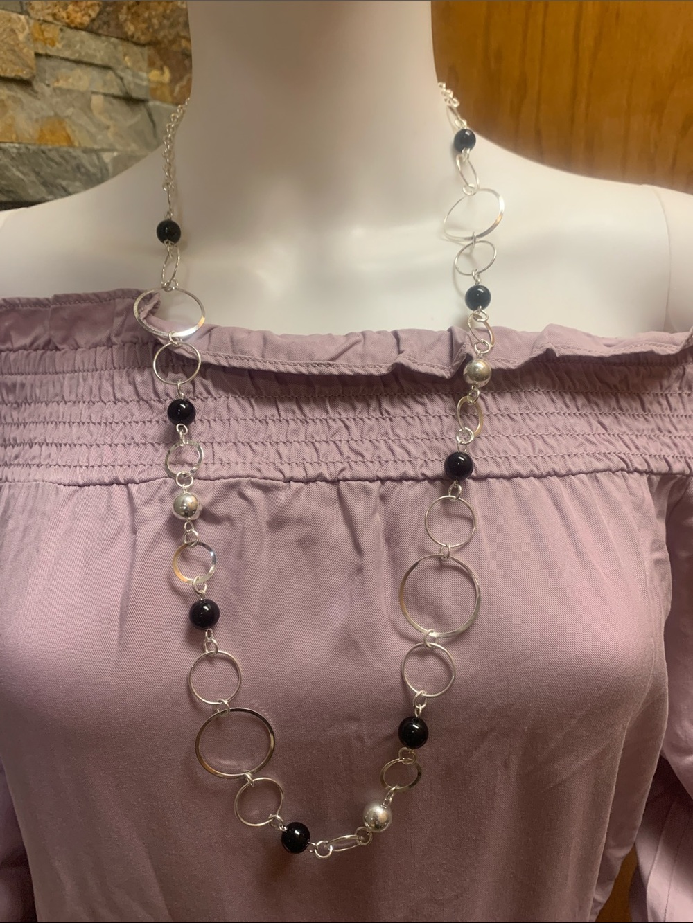Beautiful long adjustable necklace